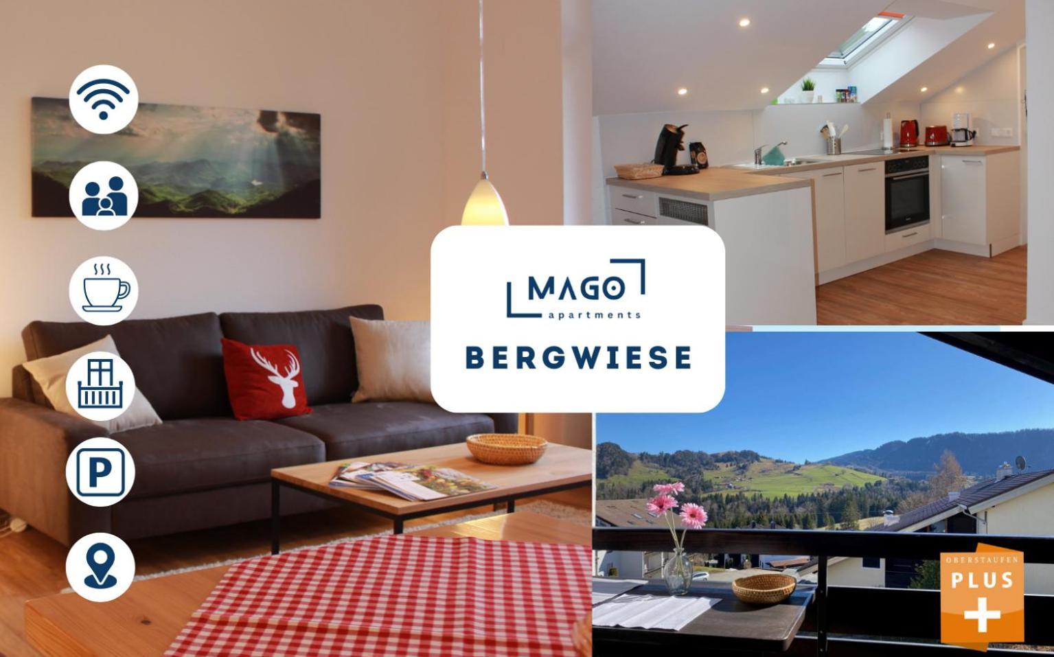 Bergwiese Mit Oberstaufen Plus Karte Dış mekan fotoğraf